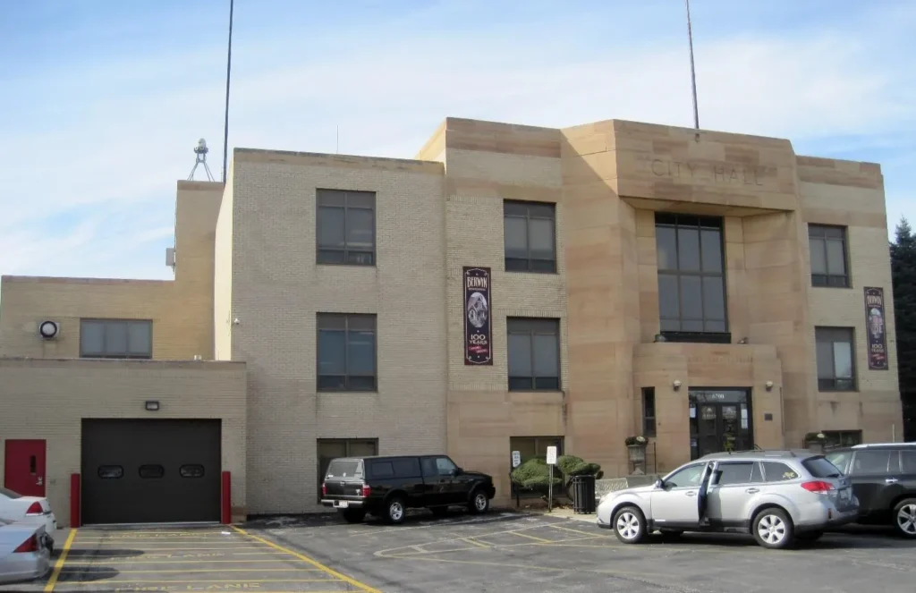 Municipal Building at Berwyn, Illinois, USA