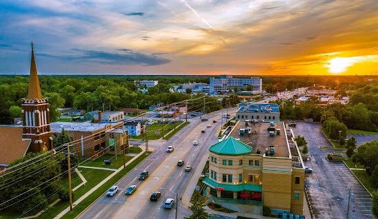 Town in Indiana, USA